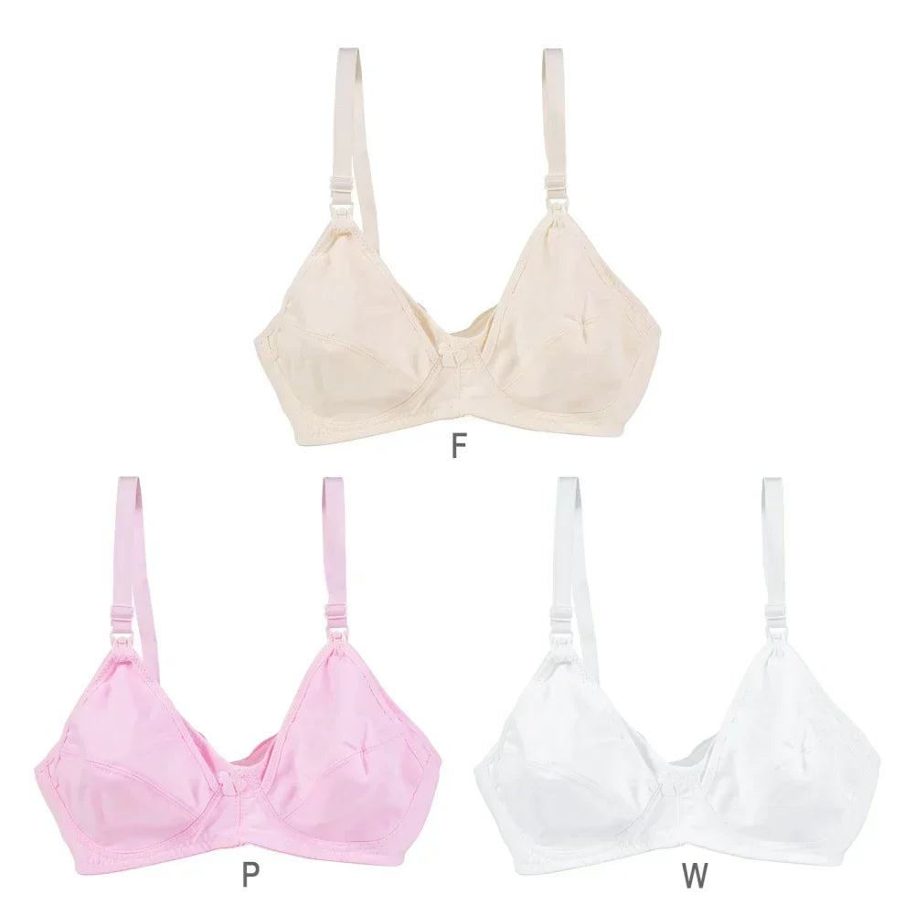 Women's Cotton Blend Mother Care Full Coverage Feeding Bra Non Padded