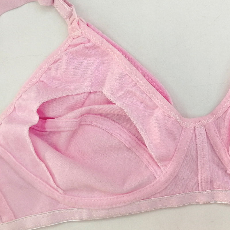 Women's Cotton Blend Mother Care Full Coverage Feeding Bra Non Padded
