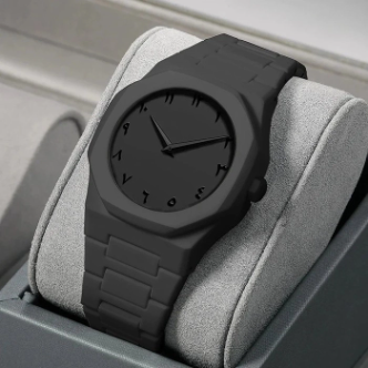 Black Arabic Aura Watch