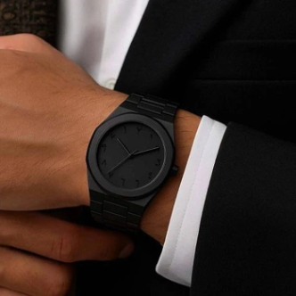 Black Arabic Aura Watch