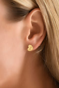 Engraving Name Earrings , Heart Earrings