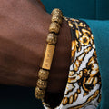 ROAS STAINLESS STEEL BEAD BRACELET