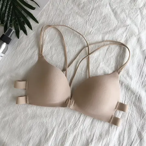 Good Quality Girl T-shirt sexy bra for women pushup Seamless Bralette Ladies WIreless Nylon Spandex bra